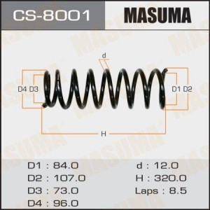 Пружина подвески CS-8001 MASUMA