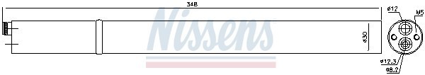 Осушитель, кондиционер 95366 NISSENS