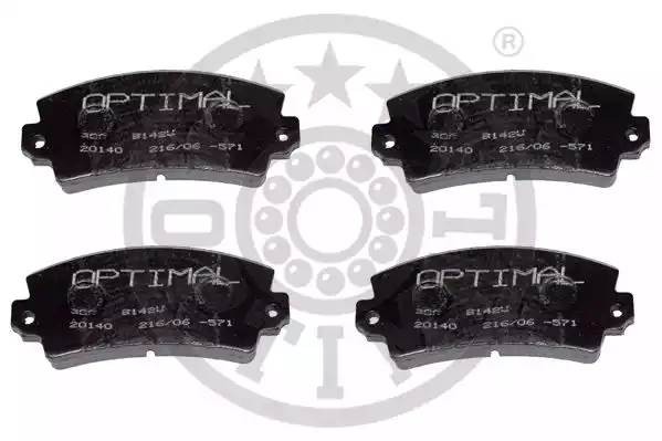 Комплект тормозных колодок, диско 9142V OPTIMAL