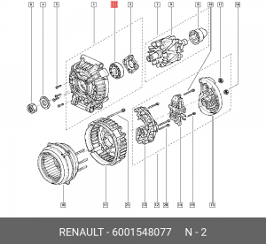Подшипник 6001548077 RENAULT