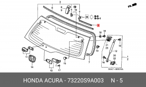 Деталь 73220S9A003 HONDA