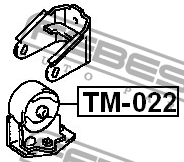 Подушка двигателя TM-008 FEBEST