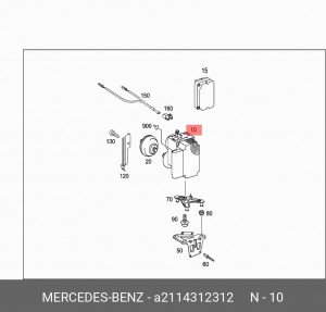 Гидроагрегат, тормозная система A2114312312 MERCEDES BENZ