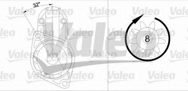 Стартер 455747 VALEO PHC