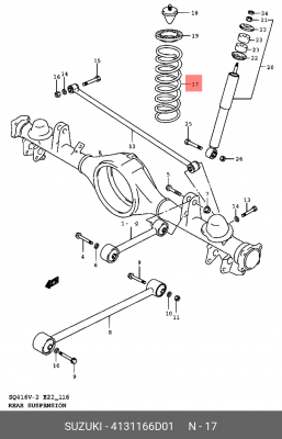 Деталь 41311-66D01 SUZUKI