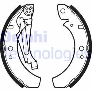 Комплект тормозных колодок LS1256 DELPHI