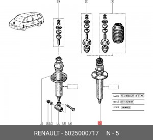 Деталь 6025000717 RENAULT