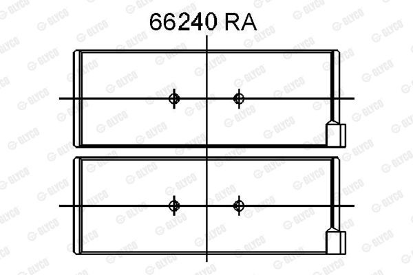 Подшипник 66240RA GLYCO