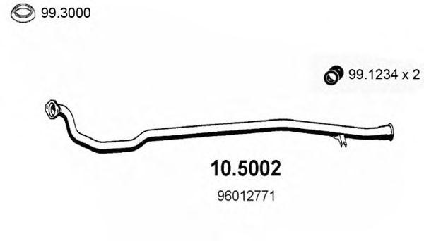 Выпускной трубопровод 105002 ASSO