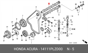 Распредвал 14111PLZD00 HONDA