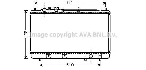 Радиатор охлаждения ДВС MZ2173 AVA
