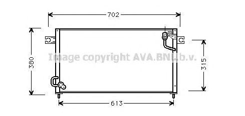 Радиатор кондиционера MT5124 AVA