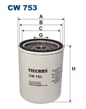 Фильтр масляный двигателя CW753 FILTRON