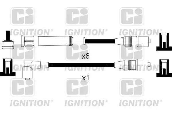 Ккомплект проводов зажигания XC496 QUINTON HAZELL