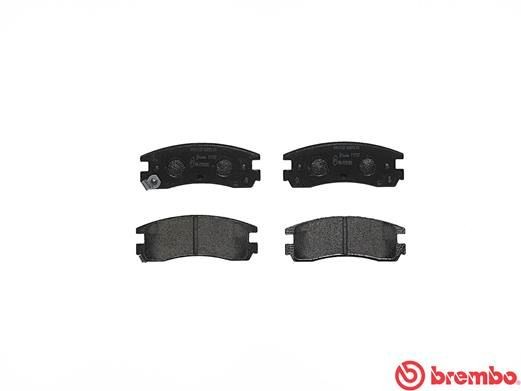 Комплект тормозных колодок, диско P59027 BREMBO