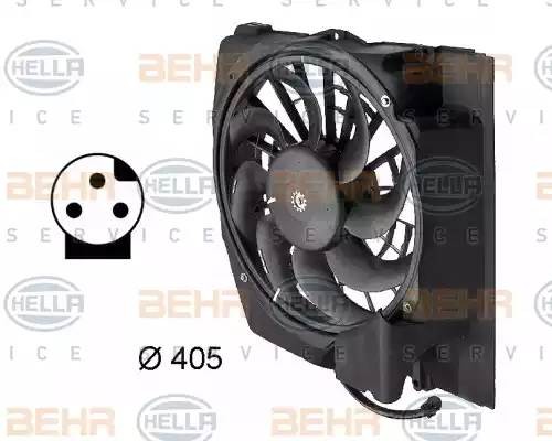 Вентилятор, охлаждение двигателя 8EW 009 158-711 HELLA
