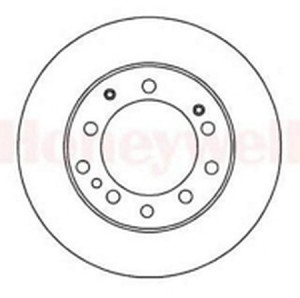 Тормозной диск 561805B BENDIX JURID