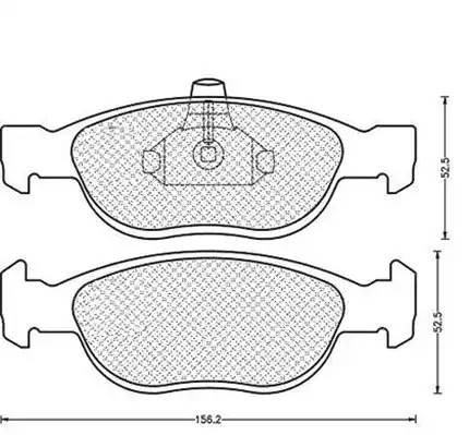 Комплект тормозных колодок, диско 430216171164 MAGNETI MARELLI