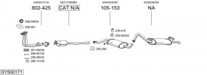 Катализатор 099612 BOSAL