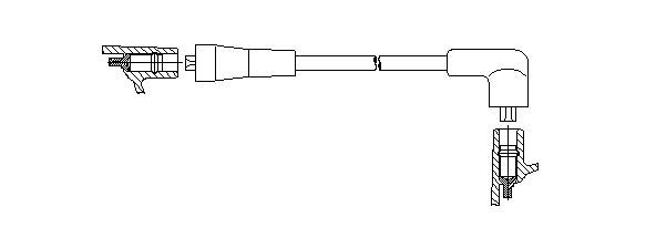Провод зажигания 46345 BREMI