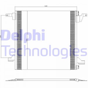 Конденсатор, кондиционер TSP0225434 DELPHI