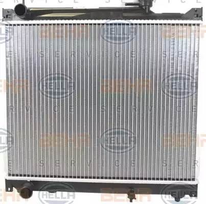 Радиатор, охлаждение двигател 8MK376724661 HELLA