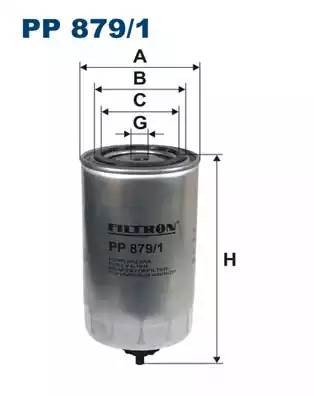 Фильтр топливный PP8791 FILTRON