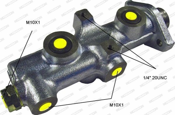 Главный тормозной цилиндр FHM1090 FERODO