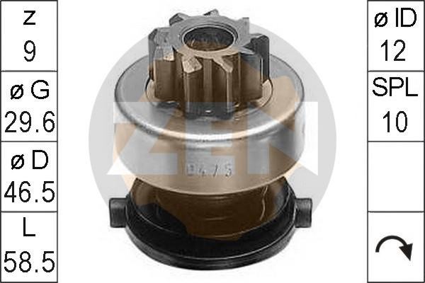 Бендикс стартера ZN0475 ZEN