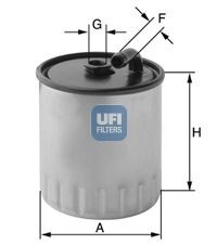 Топливный фильтр 24.356.00 UFI