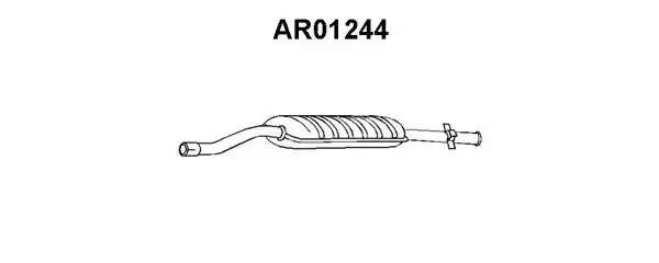 Глушитель выхлопных газов конечный AR01244 VENEPORTE