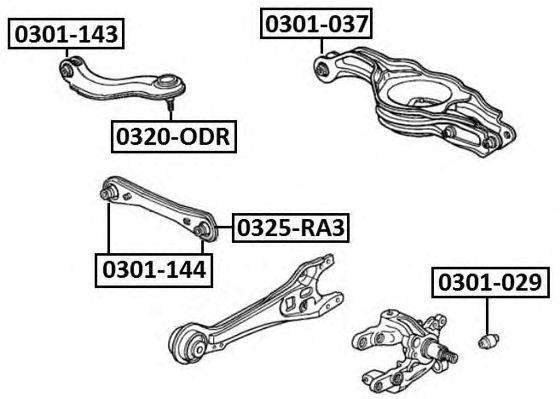Рычаг подвески 0320-ODR ASVA