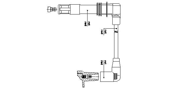 Провод зажигания 1A30/33 BREMI