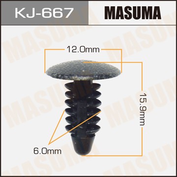 Клипса крепежная KJ667 MASUMA