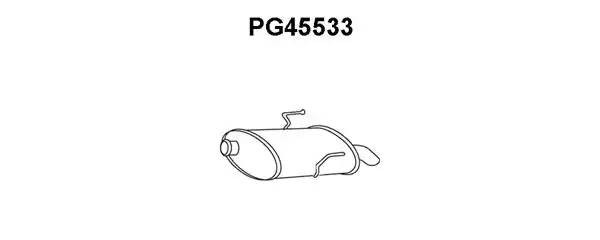 Глушитель выхлопных газов конечный PG45533 VENEPORTE