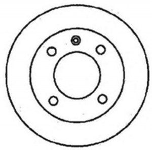 Тормозной диск 561496B BENDIX JURID