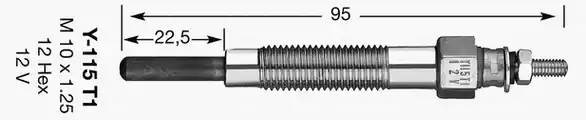 Свеча накаливания 2189 NGK NTK