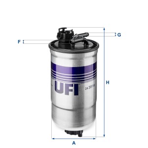 Топливный фильтр 24.391.00 UFI