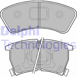 Комплект тормозных колодок, диско LP552 DELPHI