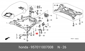 Деталь 957011007008 HONDA