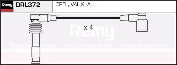Ккомплект проводов зажигания DRL372 DELCO REMY