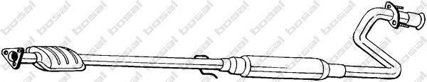 Средний глушитель выхлопных газов 291759 BOSAL