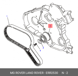Натяжной ролик, ремень ГРМ ERR2530 MG ROVER LAND ROVER