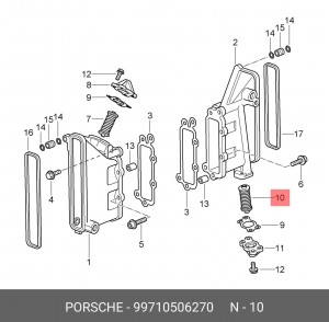 Натяжитель, цепь привода 99710506270 PORSCHE