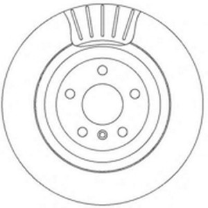 Тормозной диск 562326B BENDIX JURID