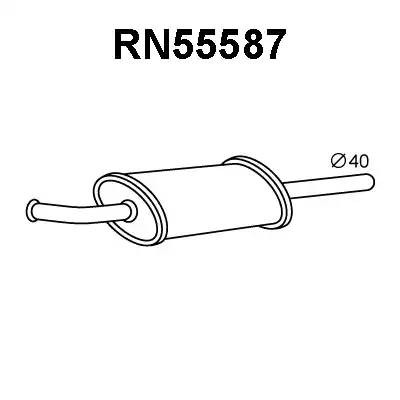 Предглушитель выхлопных газов RN55587 VENEPORTE