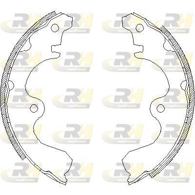 Комплект тормозных колодок 4361.00 ROADHOUSE