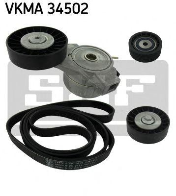 Поликлиновой ременный комплект VKMA 34502 SKF