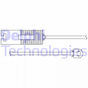 Сигнализатор, износ тормозных колодок LZ0119 DELPHI