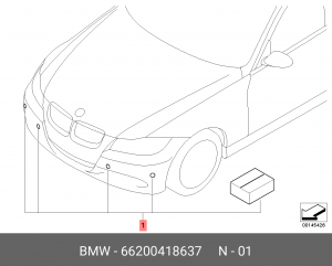 Комплект дооснащения 66 20 0 418 637 BMW
